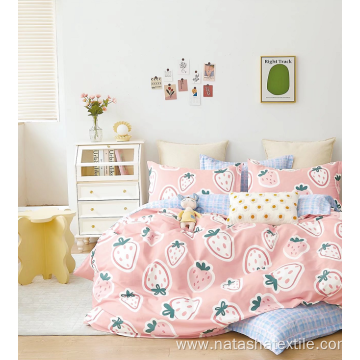 Pure Cotton active printing four pcs bedding sets